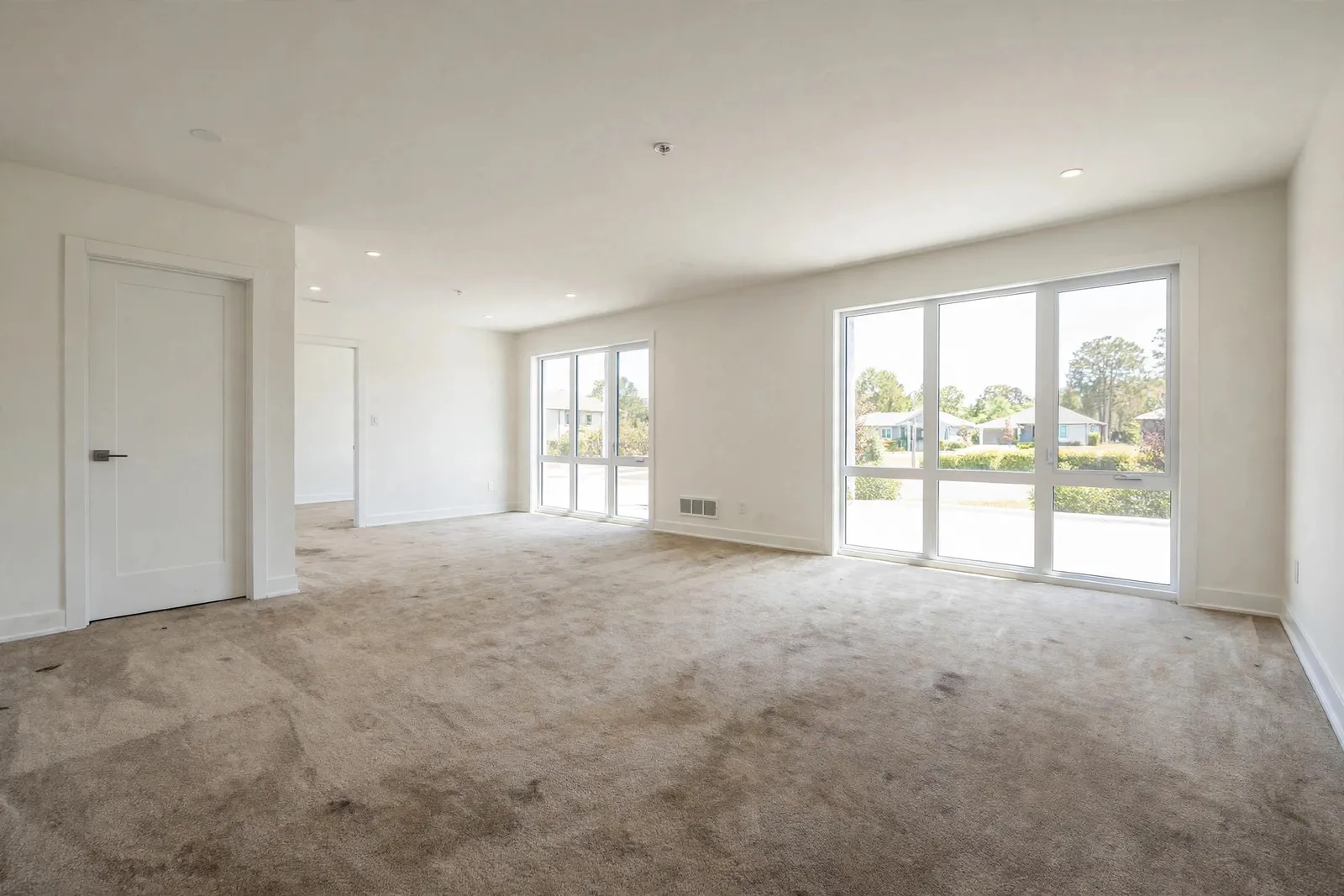 Before photo,  Rental Turnover in Bannister, by Waldorf Luxury Vinyl Plank Company